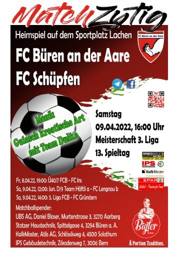FC Büren an der Aare - FC Schüpfen
