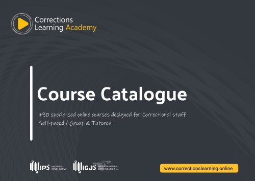 Corrections Learning Academy Course Catalogue