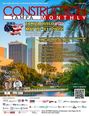 Construction Monthly Magazine |Tampa 2022 Build Expo Show Edition