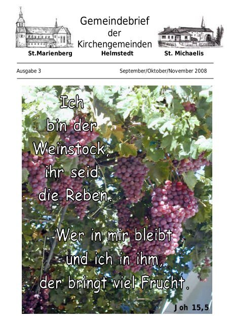 Gemeindebrief 08 / 3 - St. Marienberg