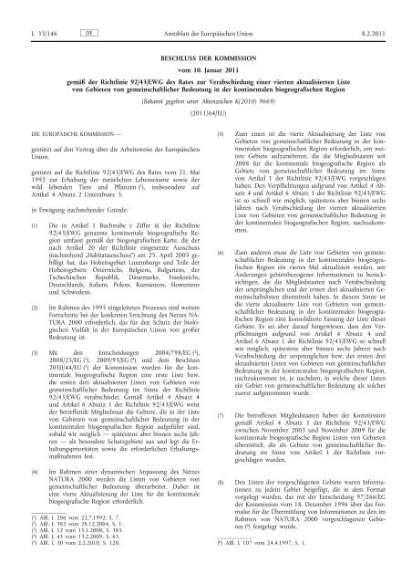 Veroffentlichung Vierte Aktualisierung Ggb Liste Im Eu Amtsblatt