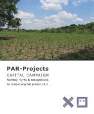 PAR-Projects Naming Rights for Phases 1 & 2