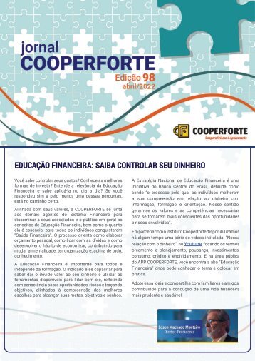 Jornal COOPERFORTE - Edição 98 - Abril/2022
