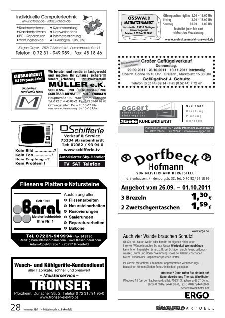 25.09.2011 Farbenfroher Herbst Jetzt aktuell - RK Werbetechnik