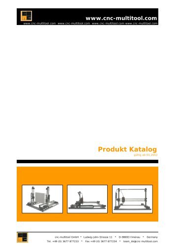 Produkt Katalog - CNC-multitool