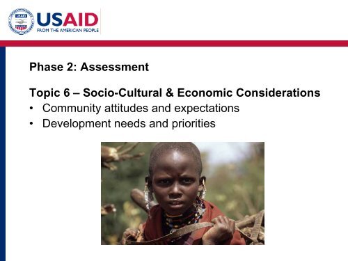 Phase 2: Assessment - (PDF, 101 mb) - USAID