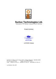 Sunlux Technologies Ltd.