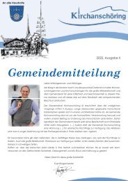 Gemeindemitteilung Kirchanschöring 2022-2