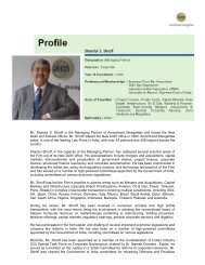 S Mr. Shardul S. Shroff is the Managing Partner of ... - Lex Mundi