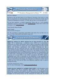Newsletter 03/06 - PSI Metals GmbH