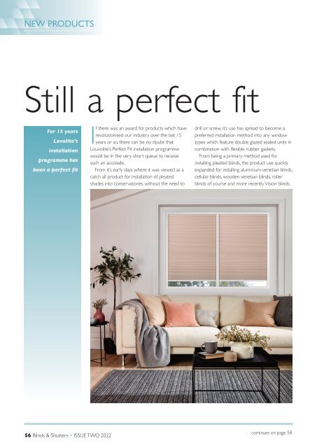 Blinds & Shutters - Issue 2/2022