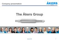 THE ÅKERS GROUP COMPANY PRESENTATION