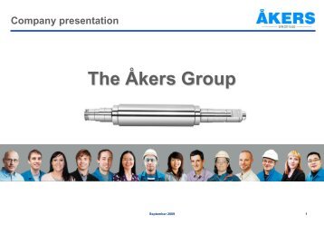 THE ÅKERS GROUP COMPANY PRESENTATION