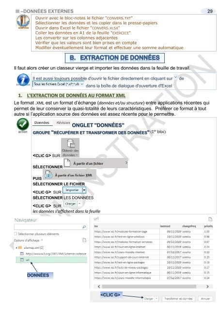 Support de cours Excel 2019 tableaux croisés base de données...