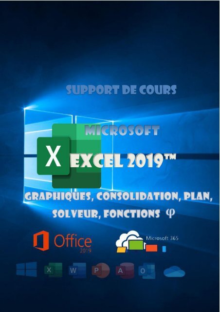 Support de cours Excel 2019 Graphiques consolidation