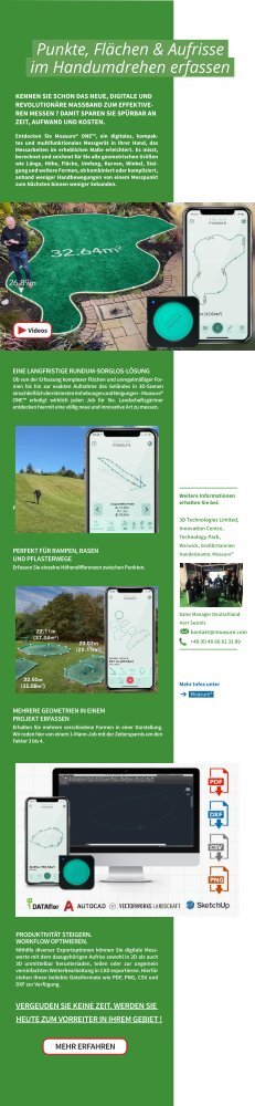 Moasure - Punkte, Flächen & Aufrisse im Handumdrehen erfassen