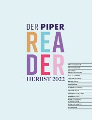 PIPER Reader Herbst 2022