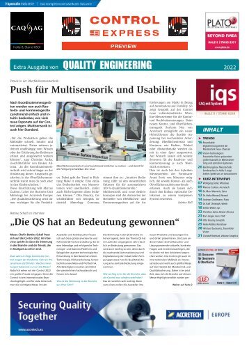 Quality Engineering Control Express 2022