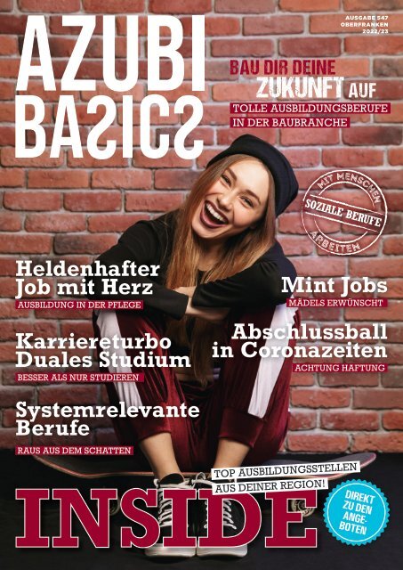 Azubi Basics Ausbildungs-Wissensmagazin Oberfranken 2022/23 - Ausgabe 547E