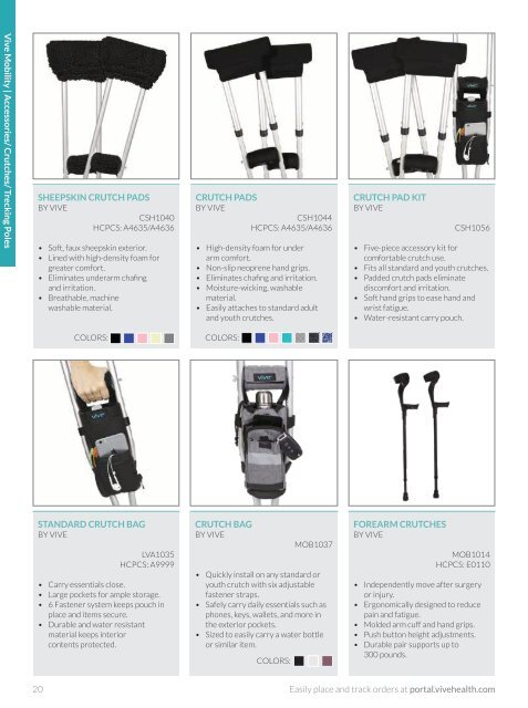 VIVE - Mobility Catalog