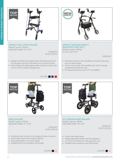 VIVE - Mobility Catalog