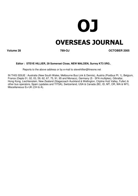 oj overseas journal - The PSV Circle Website