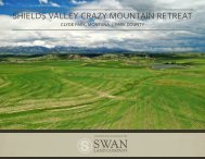 Shields Valley Crazy Mountain Retreat Offering Brochure