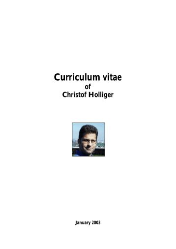 Christof Holliger - EPFL
