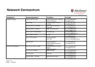 Netzwerk Darmzentrum - Alexianer Potsdam