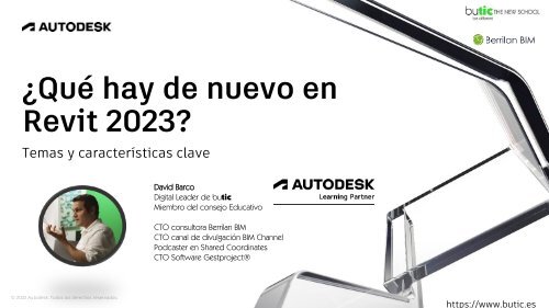 butic - Novedades en Autodesk Revit 2023