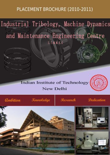 Industrial Tribology and Maintenance Engineering - Training ...
