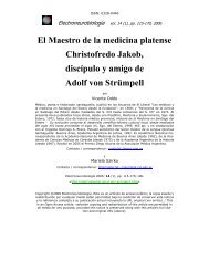 El Maestro de la medicina platense Christofredo Jakob, discípulo y ...