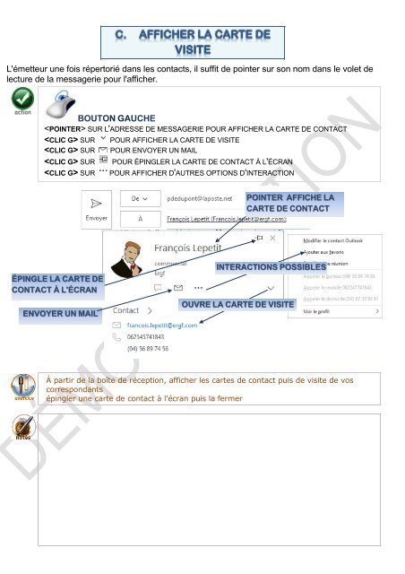 Support de cours Outlook 2019