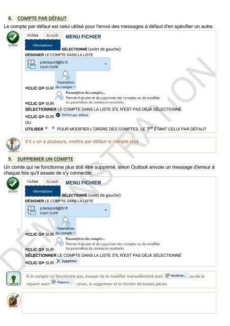 Support de cours Outlook 2019