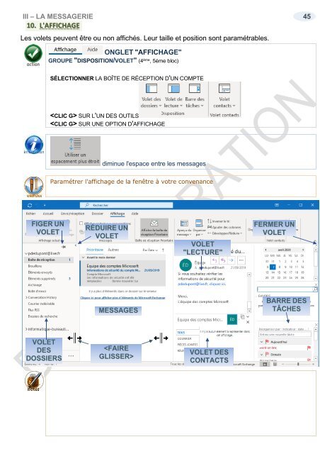 Support de cours Outlook 2019