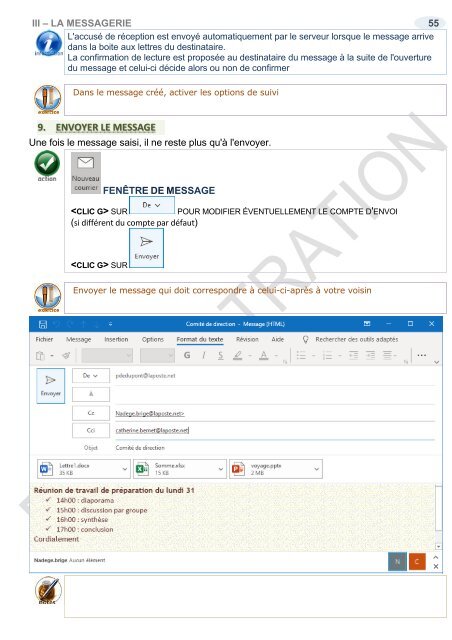 Support de cours Outlook 2019