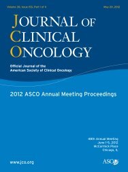 Annual Meeting Proceedings Part 1 - American Society of Clinical ...