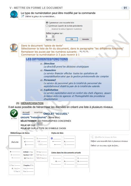 Support de cours Word 2019 initiation