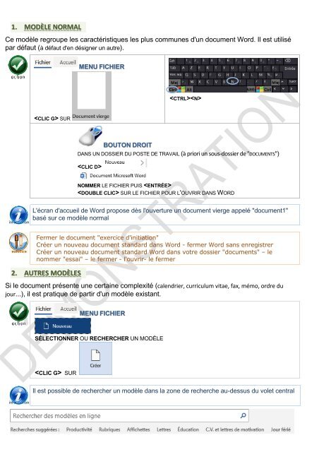 Support de cours Word 2019 initiation