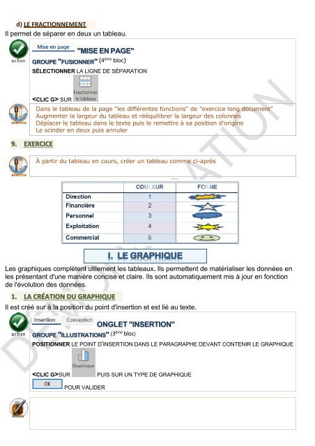 Support de cours Word 2019 longs documents