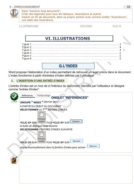 Support de cours Word 2019 longs documents