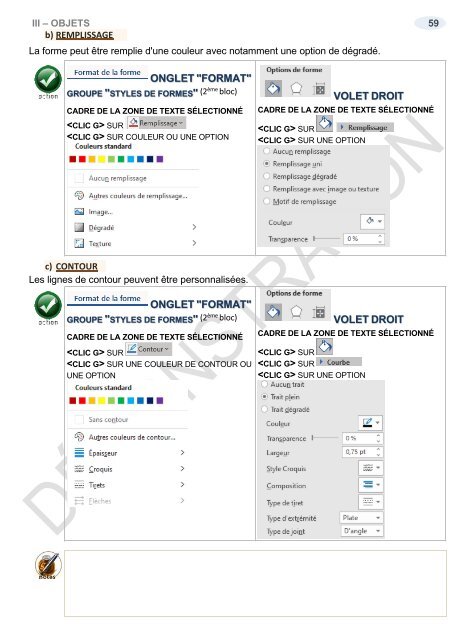 Support de cours Word 2019 longs documents