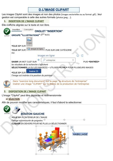 Support de cours Word 2019 longs documents