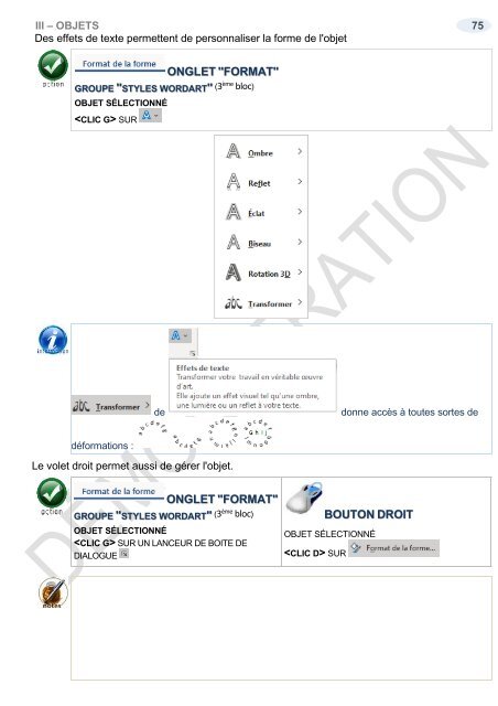 Support de cours Word 2019 longs documents