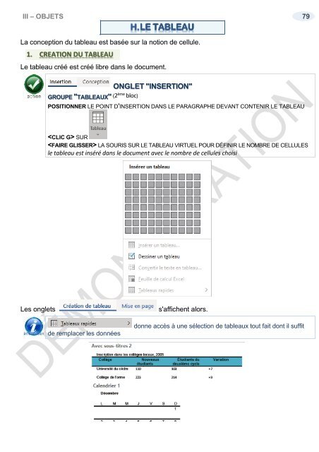 Support de cours Word 2019 longs documents