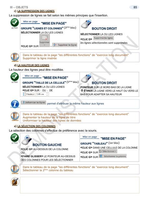 Support de cours Word 2019 longs documents