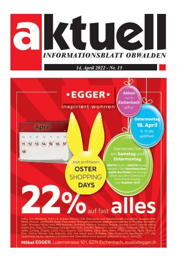 Aktuell Obwalden | KW15 | 14. April 2022