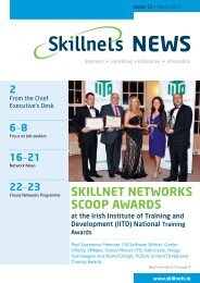Skillnet networkS Scoop awardS - Skillnets