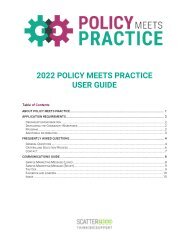 2022_Policy Meets Practice_User Guide