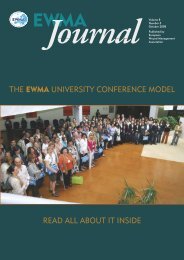 read all about it inside the ewma university conference model